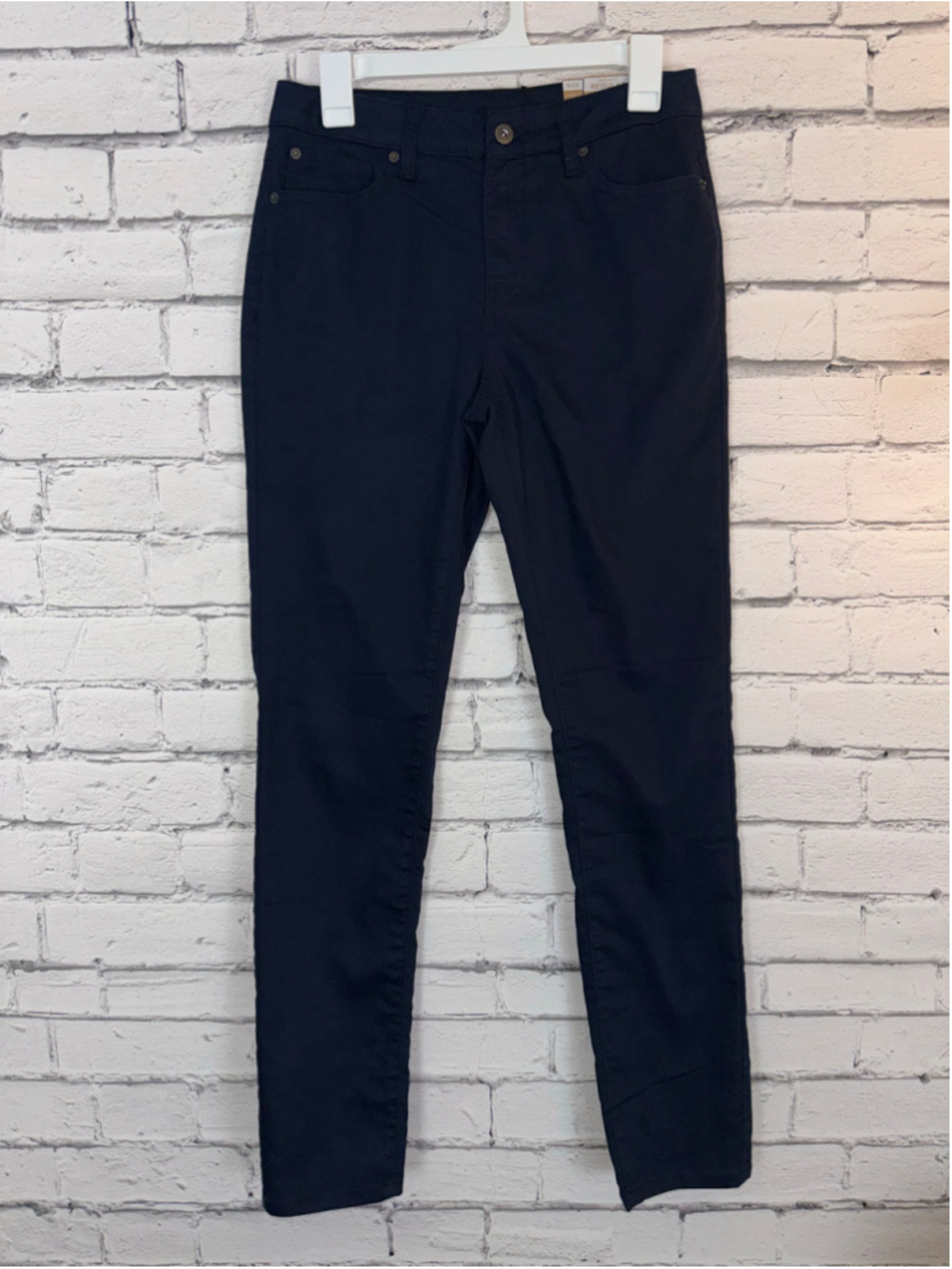 Women's Prana Navy Blue High Rise Jeans size 4 Kayla High Rise Jeans 32’ Inseam - Picture 4 of 13